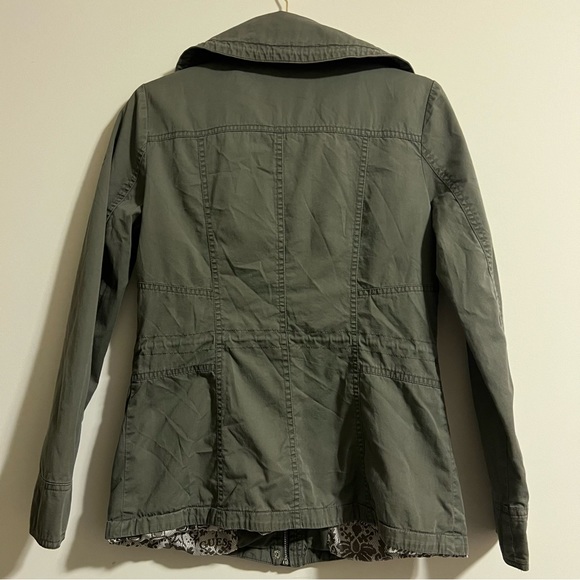 Guess Lined Green Utility Jacket Size Small - Picture 3 of 10